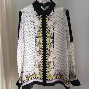 Barney’s silk floral shirt